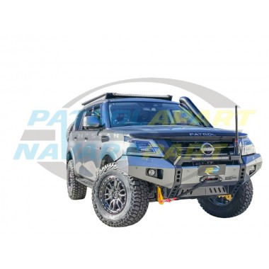 Raslarr Bullbar with Recovery Points for Nissan Patrol Y62 Series 5 Models - KAD Colour