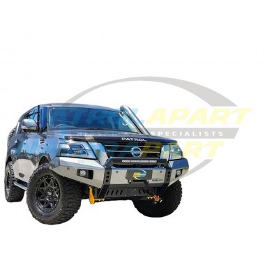 Raslarr Bullbar with Recovery Points for Nissan Patrol Y62 Series 5 Models - QAC Colour