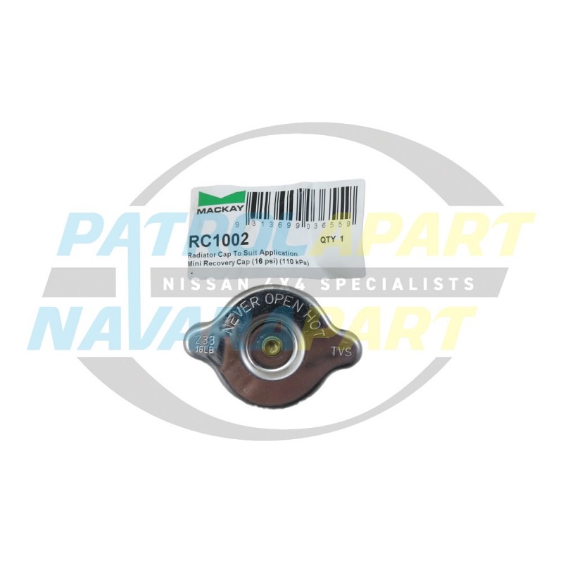 110 kpa 16 PSI 1.1 Bar Radiator Cap for Nissan Patrol GQ Y60 GU Y61