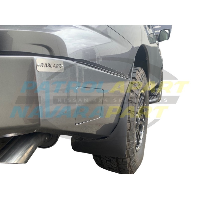 Raslarr Rear Bar for Nissan Patrol Y62 Series 5 with RH Tyre Carrier LH Dual Jerry