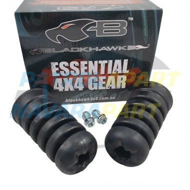 Blackhawk 4x4 Extended Front Bump Stop Pair suit Nissan Patrol GQ Y60 GU Y61