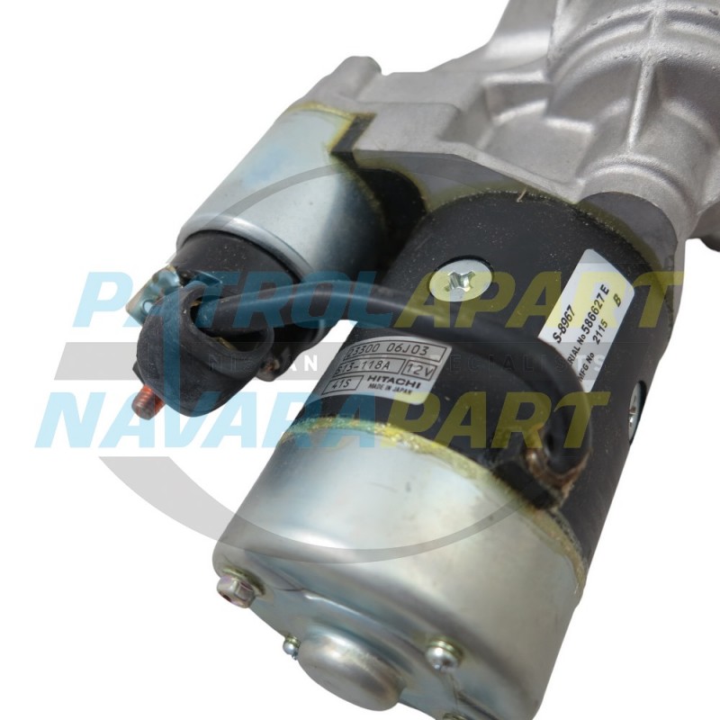 Genuine Hitachi Starter Motor for Nissan Patrol GQ GU TD42 Diesel 4.2L