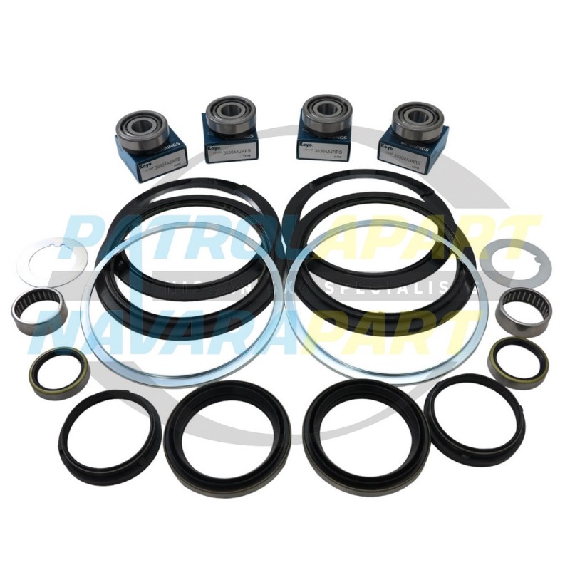 Front Swivel Hub Axle Rebuild kit for Nissan Patrol GU Y61