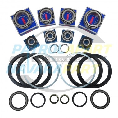Swivel Hub Axle Rebuild Kit with NSK/KOYO Wheel Bearings - Nissan Patrol GU Y61