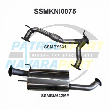 Manta Exhaust for Nissan Patrol Y62 Y Pipe & Muffler Stainless Steel