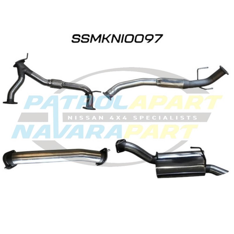 Manta Exhaust for Nissan Patrol Y62 Cat Back Loud with Muffler & HotDog Stainless