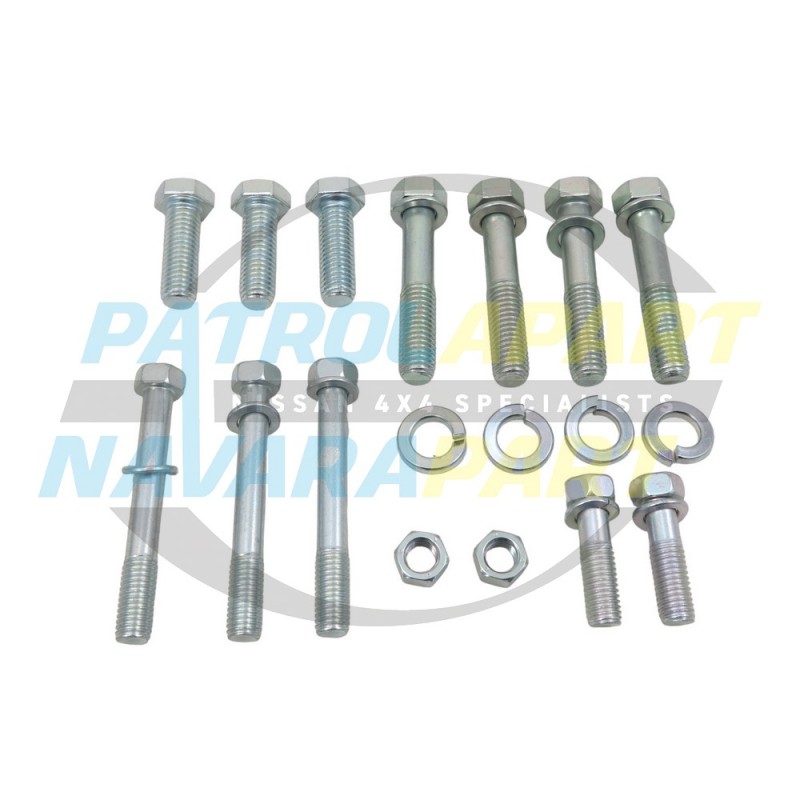 Nissan Patrol GQ GU TD42 TD42T TD42TI Bellhousing Bolt Set