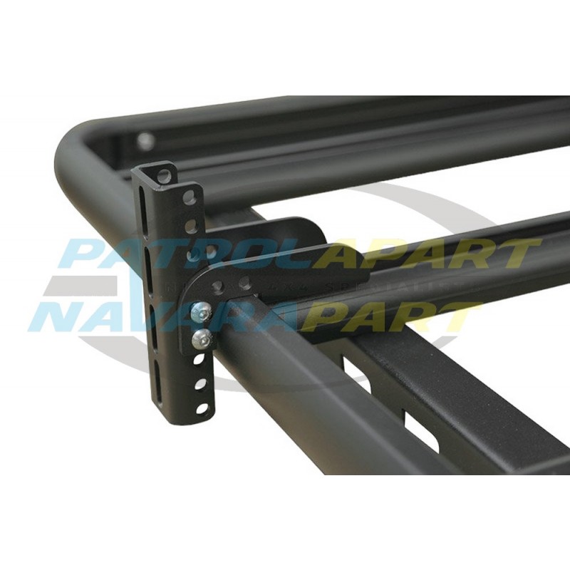 Wedgetail Roof Rack Accessory - Triple Pack of ADJUSTABLE Awning Brackets in Black