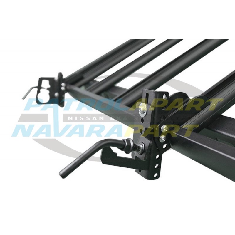 Wedgetail Roof Rack Accessory - Pair High Lift Jack Brackets in Black