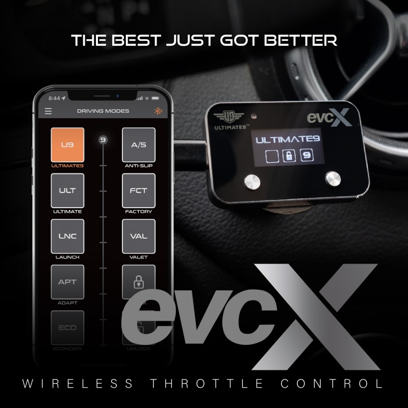 Ultimate 9 evcX Throttle Controller for Nissan Patrol Y62 V9X