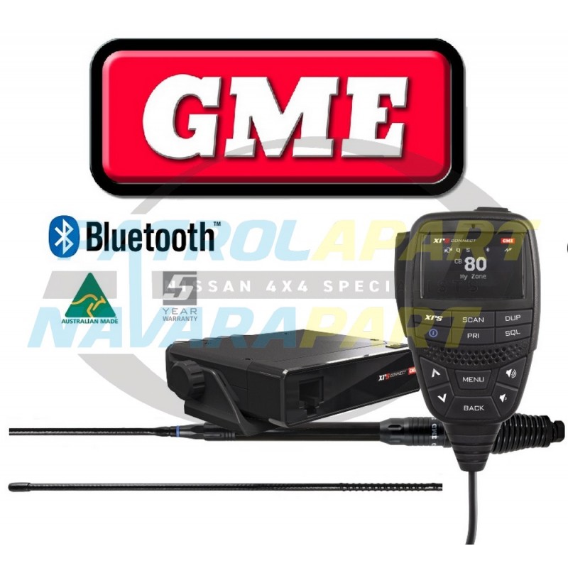 GME 330CTP XRS Connect UHF CB Radio with Bluetooth Touring Pack