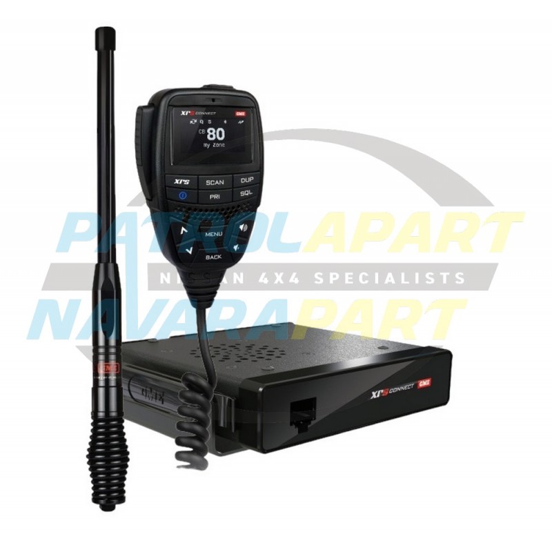 GME XRS Connect 370C Compact UHF CB Radio with Bluetooth 4WD PACK