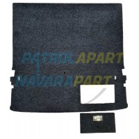 False Floor Setup with Hatch suits Nissan Patrol Y62 Rear Cargo Area