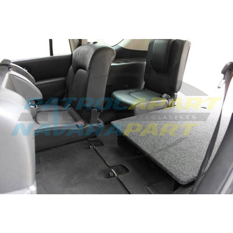 False Floor Setup for Nissan Patrol Y62 Rear Cargo Area L Shape