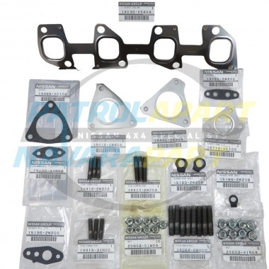 Genuine Gasket & Stud Kit with Nuts Suit Nissan Patrol GU Y61 ZD30 Exhaust Manifold