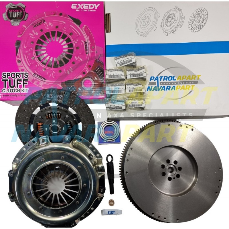 HD Clutch Kit suits Nissan Patrol GU Y61 ZD30 with Solid Flywheel