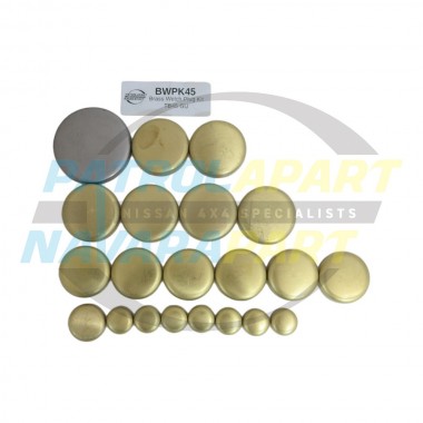 Brass Welch Plug Kit For Nissan Patrol GU TB45