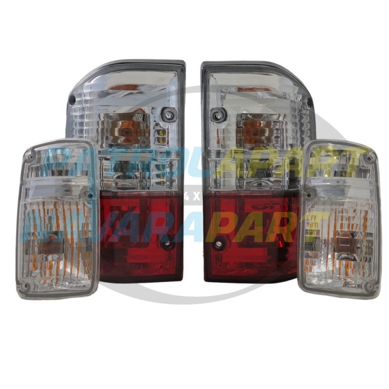 Crystal Corner Light & Tail Light Kit for Nissan Patrol GQ Y60 Series 1