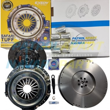 Safari Tuff Clutch Kit with Solid Flywheel suit Nissan Patrol GU Y61 ZD30