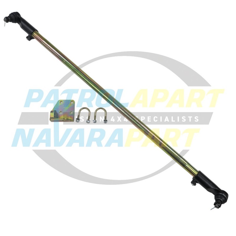 Solid Drag Link for Nissan Patrol GQ with Non Genuine Tie Rod Ends