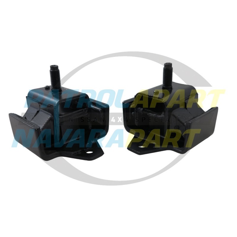 Gearbox AT MT Transmission Mount PAIR For Nissan Patrol GQ Y60 GU Y61