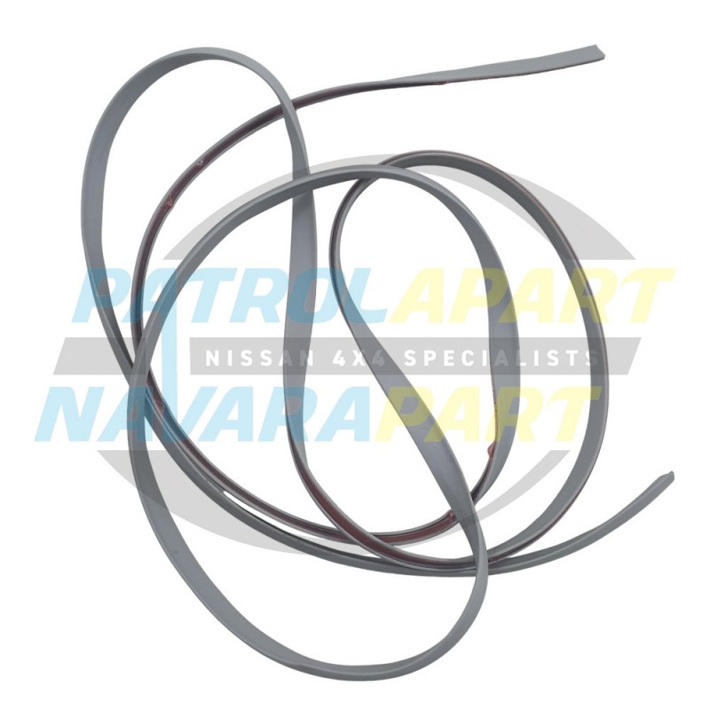 SILVER Flare Seal Rubber Mould 2m length for Nissan Patrol GQ & GU