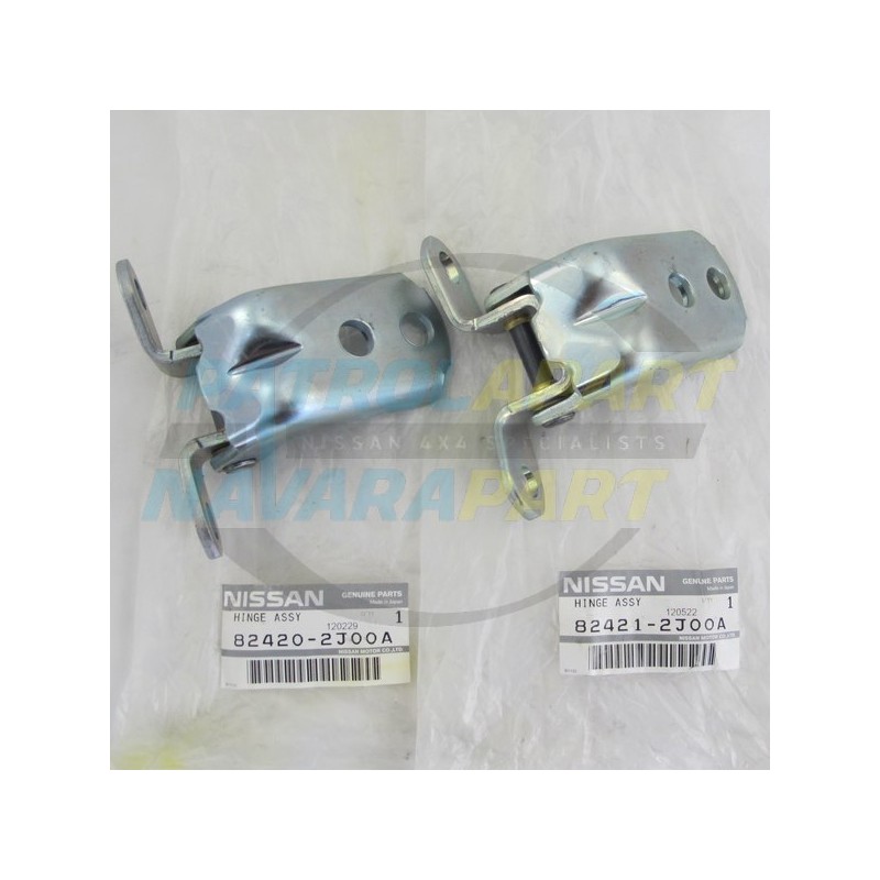 Nissan Patrol GU Y61 Genuine Front Door Hinge Pair