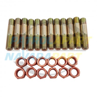 Exhaust Manifold Studs & Copper Nuts suit Nissan Patrol GQ & GU TD42