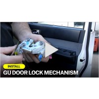 Genuine Nissan Patrol GU Y61 RHF Drivers Door Lock Mechanism