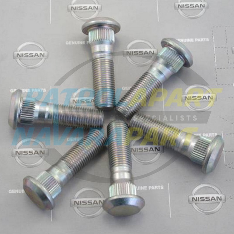 Nissan Patrol GQ & GU Genuine Rear Wheel Stud Set of 6