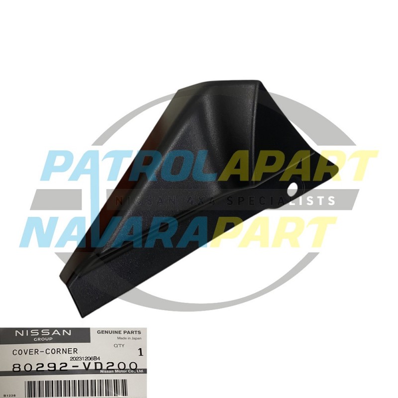 Genuine Nissan Patrol GU Y61 Series 4+ Sail Panel Trim RH