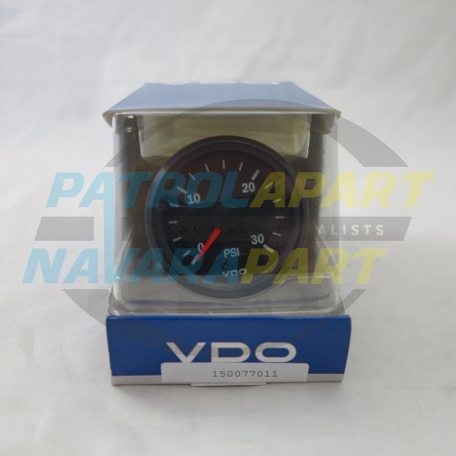VDO 150052 Boost Gauge - 0-30 PSI Mechanical Boost Pressure Gauge 2-1/16 Inch