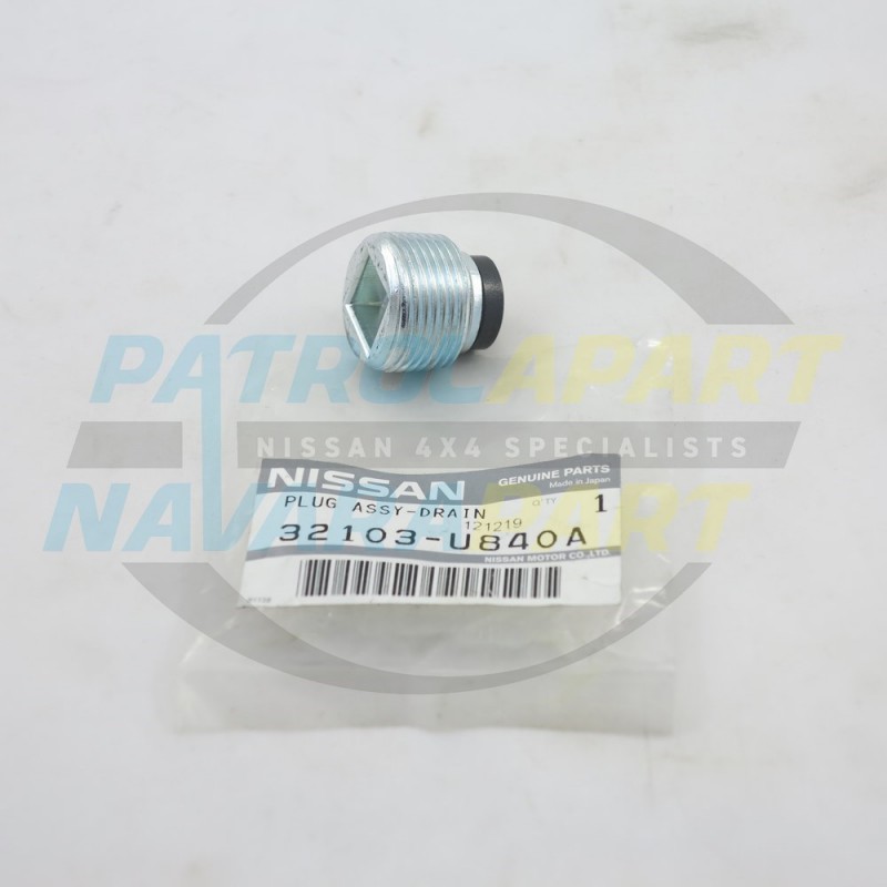 Nissan Patrol GQ & GU Genuine Diff Drain plug with Magnet