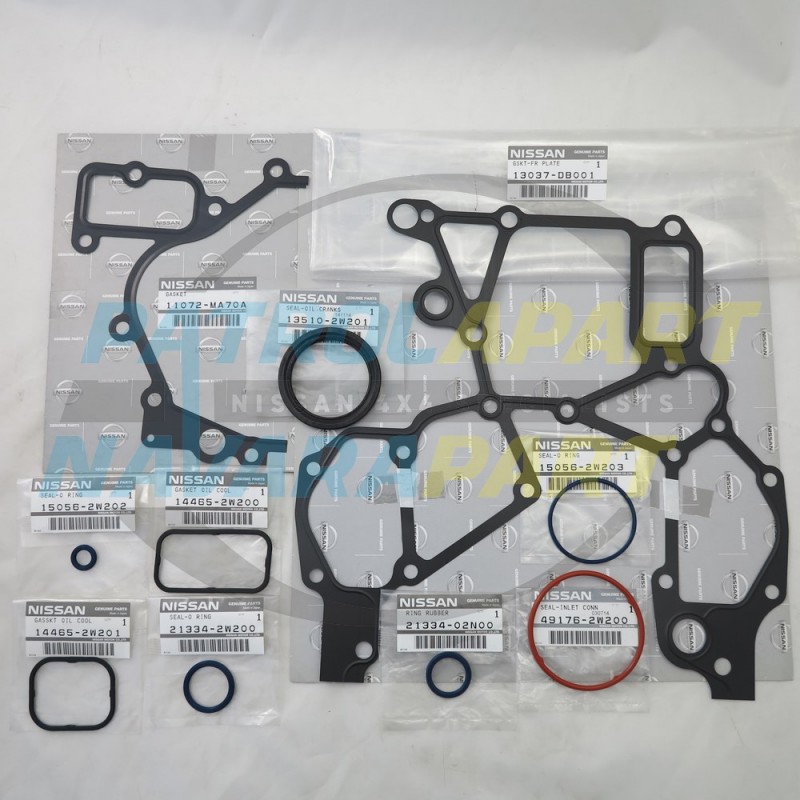 Genuine Nissan Patrol Timing Cover Gasket Set Suit ZD30Di