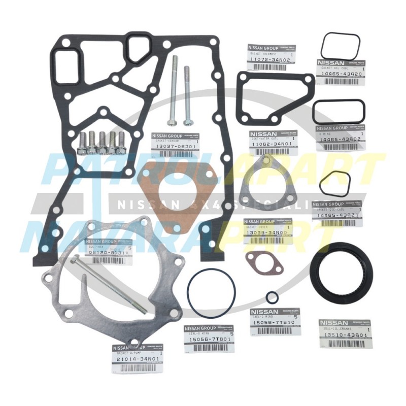 Nissan Patrol GQ Late GU N/A TD42 Timing Cover Gasket Set Kit