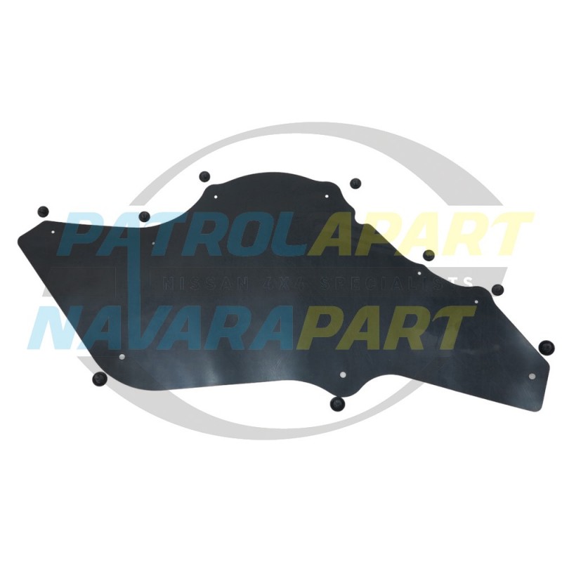 Right Hand Rubber Splash Guard Liner suits Nissan Patrol GU Y61