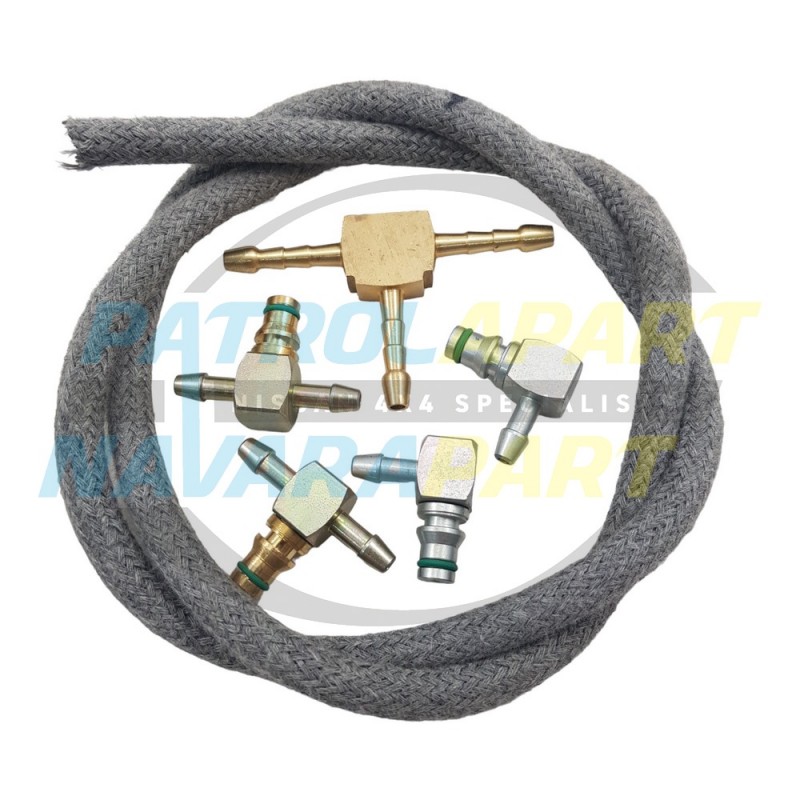 Heavy Duty Injector Bleed Fuel Return Line for Nissan Patrol GU Y61 ZD30CR