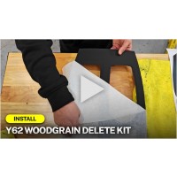 Carbon Fibre DIY Woodgrain Delete Suit Nissan Patrol Y62