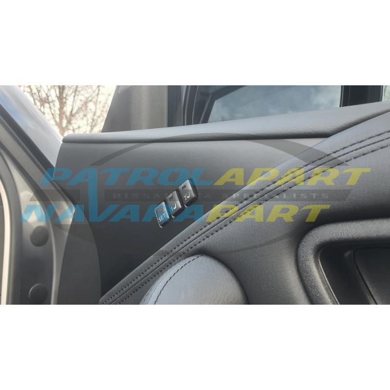 Satin Black DIY Woodgrain Delete Suit Nissan Patrol Y62