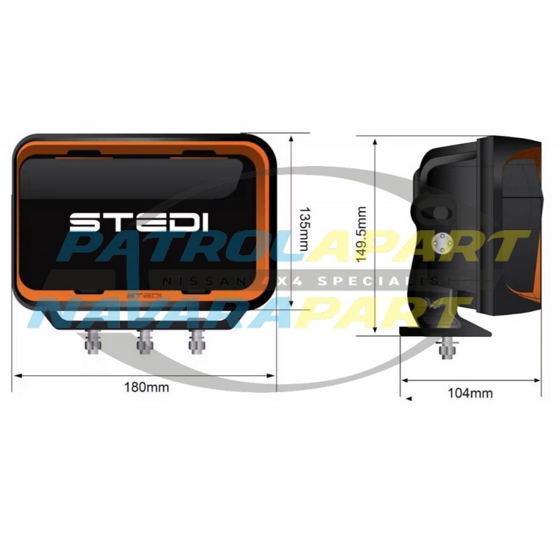 STEDI Quad Evo LED Driving Light Side Module