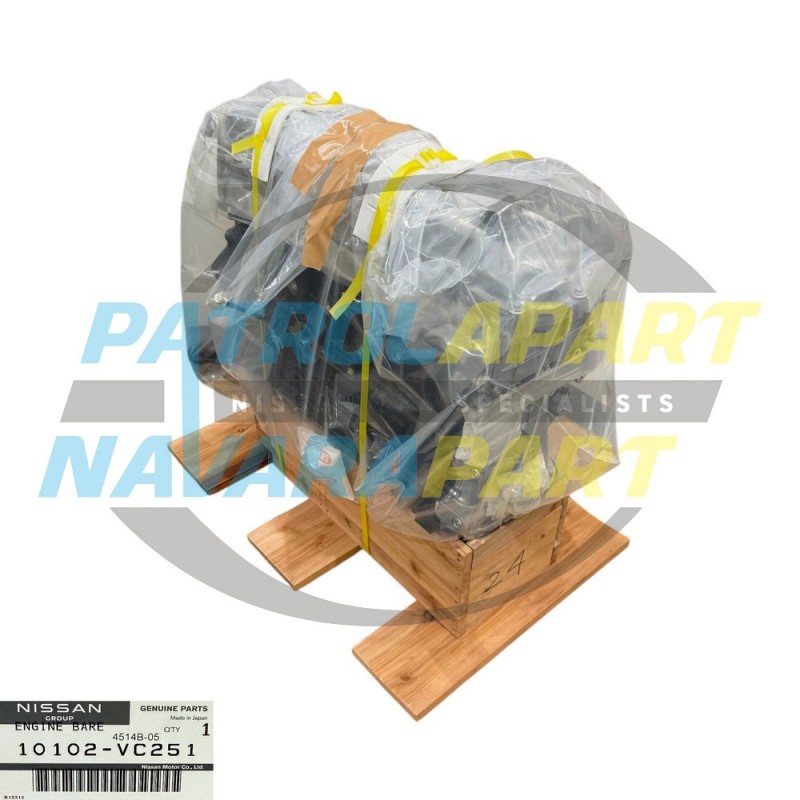 Genuine Nissan Patrol Y61 GU TB48 New Long Engine Motor Assembly