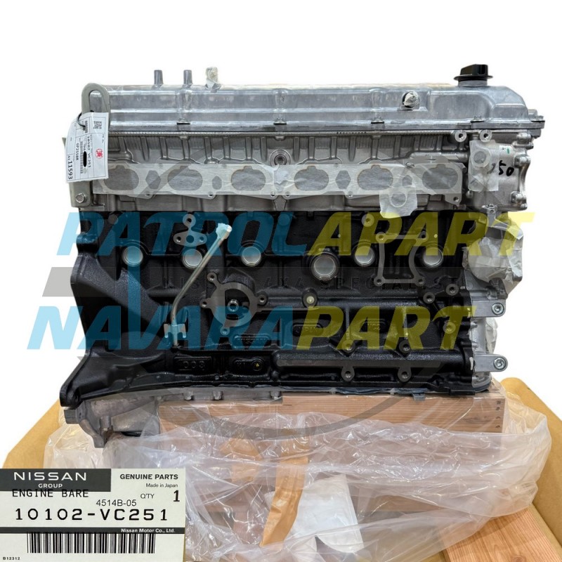 Genuine Nissan Patrol Y61 GU TB48 New Long Engine Motor Assembly