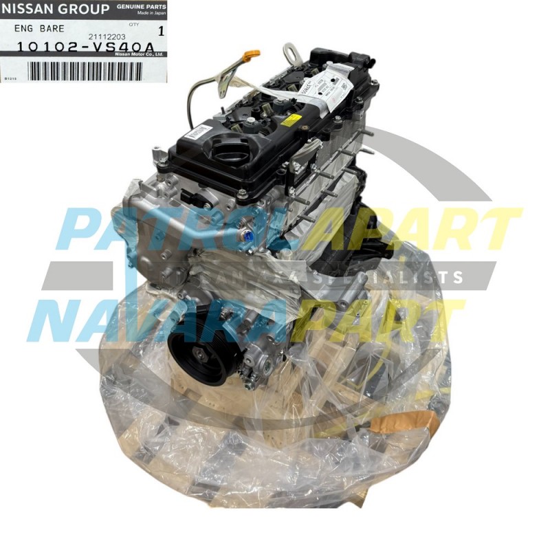 Genuine Nissan Patrol Y61 GU ZD30CR MT New Long Engine Motor Assembly