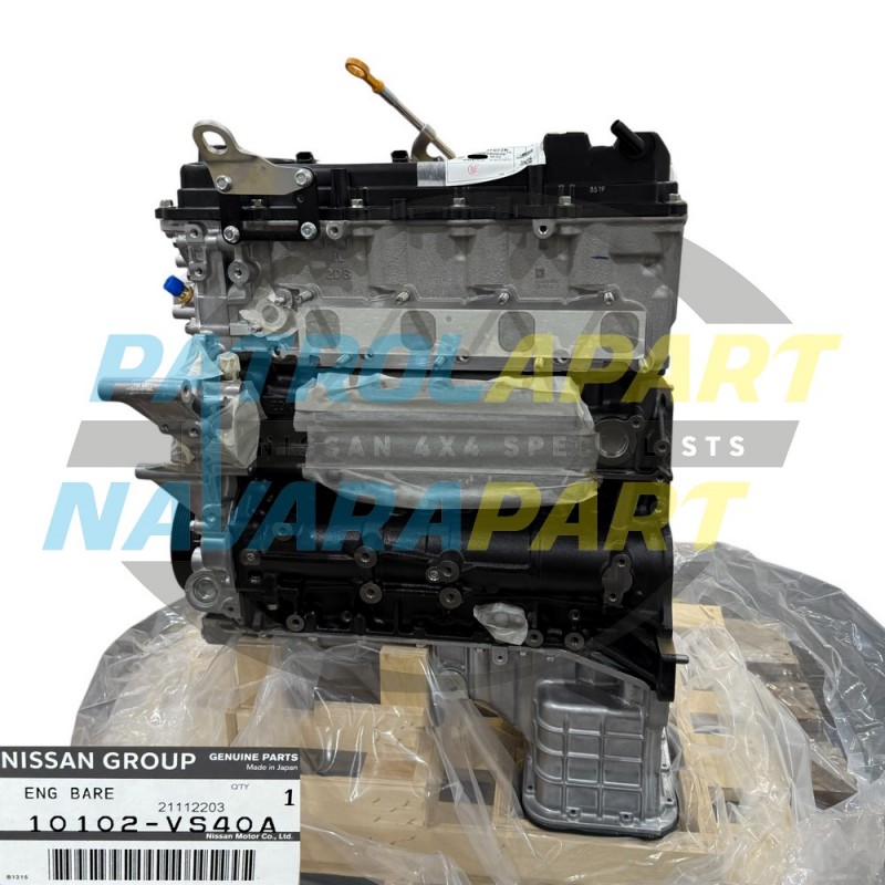 Genuine Nissan Patrol Y61 GU ZD30CR MT New Long Engine Motor Assembly