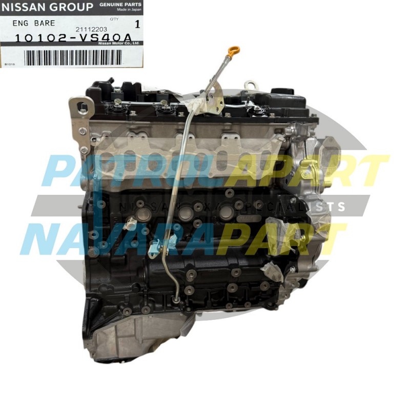 Genuine Nissan Patrol Y61 GU ZD30CR MT New Long Engine Motor Assembly