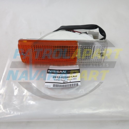 Genuine Nissan Patrol GU Steel BullBar Indicator Light RH