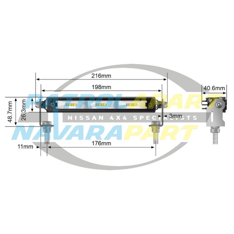 STEDI Micro Touch Dual Colour 7.8 Inch LED Flood Light