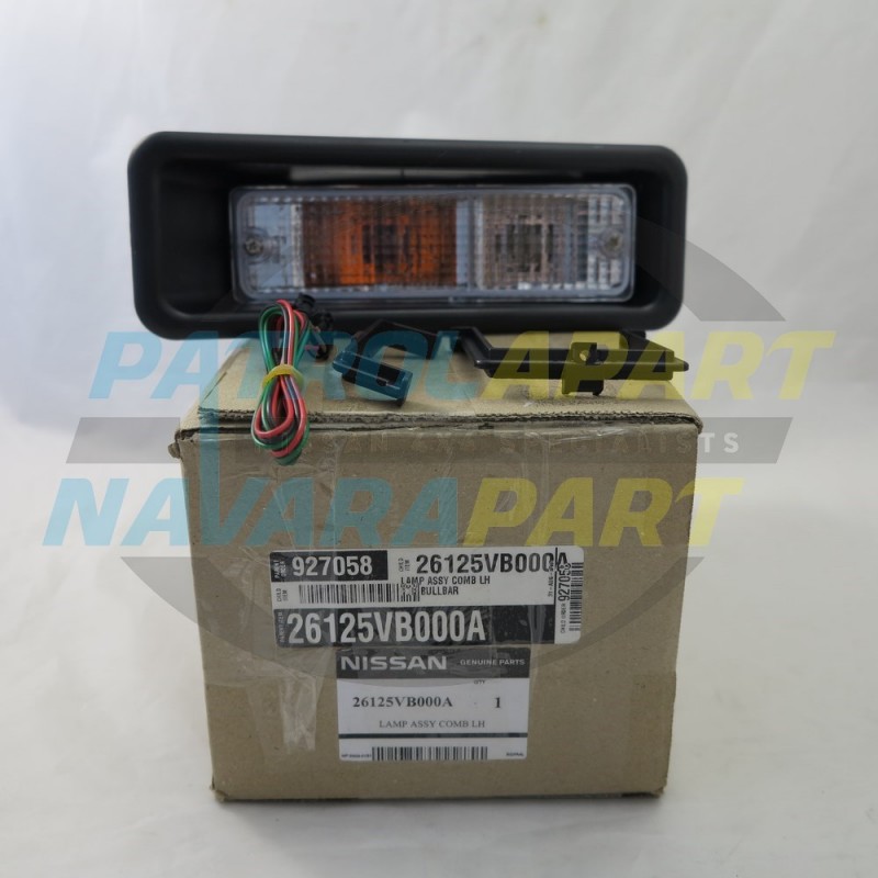 Genuine Nissan Patrol GU Alloy BullBar Indicator Light LH
