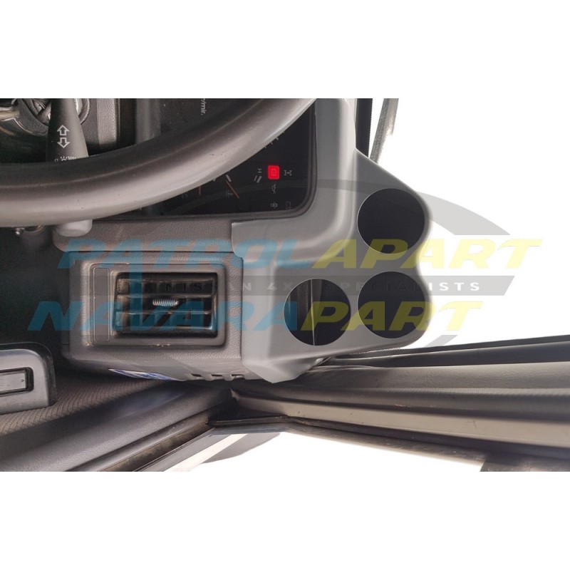 Dash Pod suit 3 52mm Gauge Holder for Nissan Patrol GQ Y60 Painted Grey K