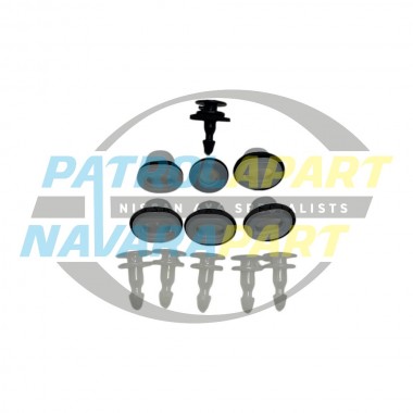 NON GENUINE Rear Quarter 1/4 Panel Flare Clip Kit suits Nissan Patrol GU Y61 Series 123